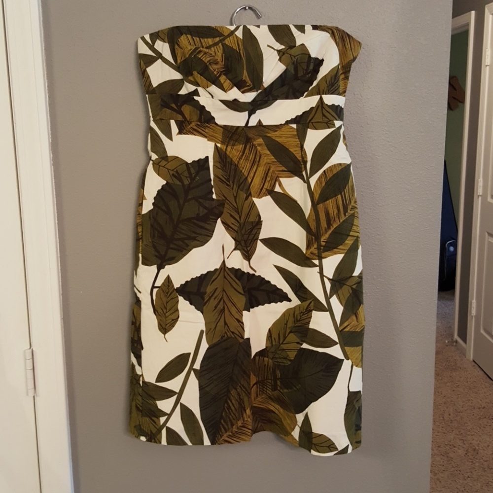 Leaf Pattern Dress